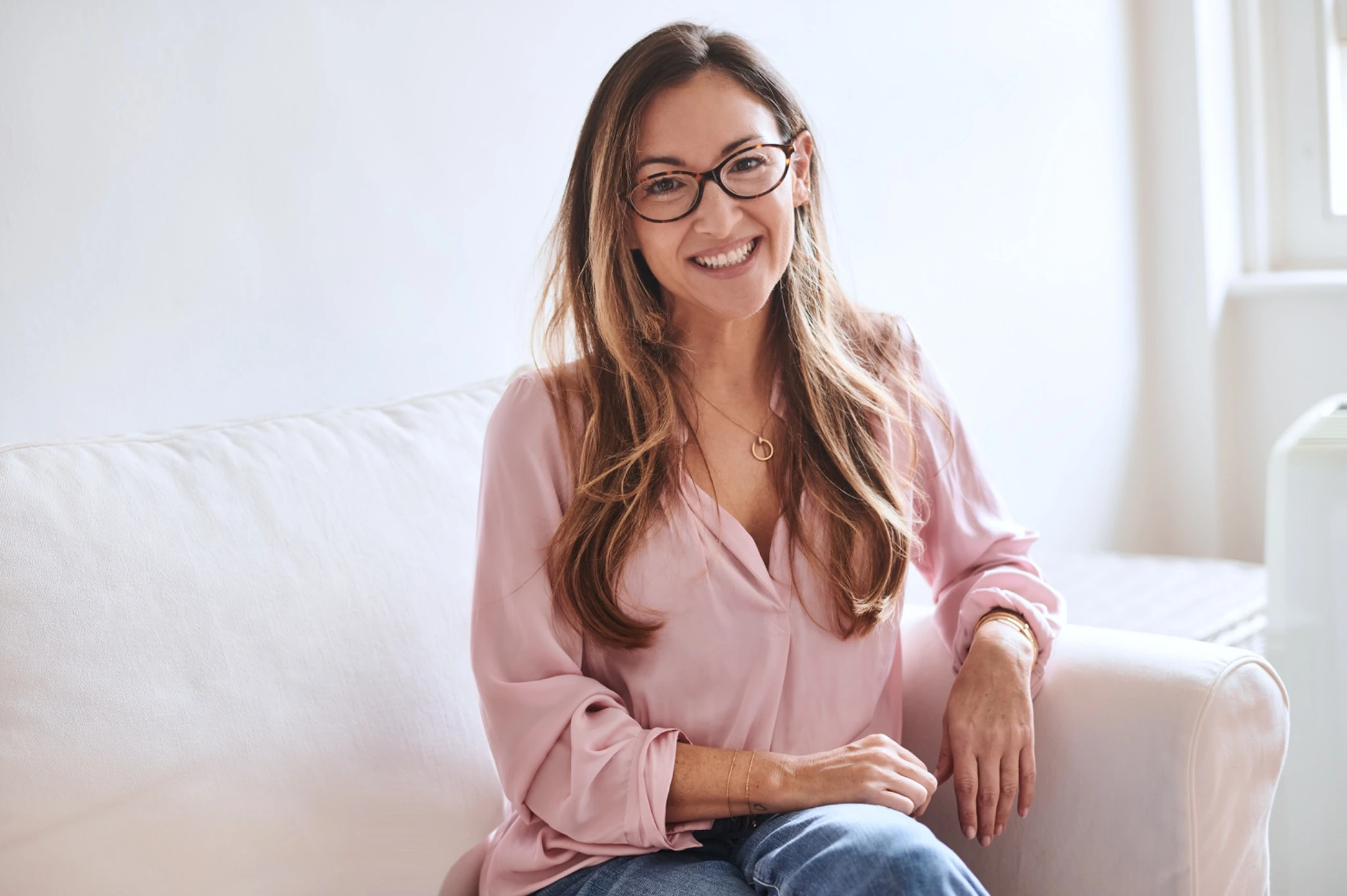 Alicia Ferrero seated in her consulting room